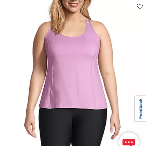 Xersion Tops Xersion Scoop Neck Sleeveless Tank Top Lucky Lilac